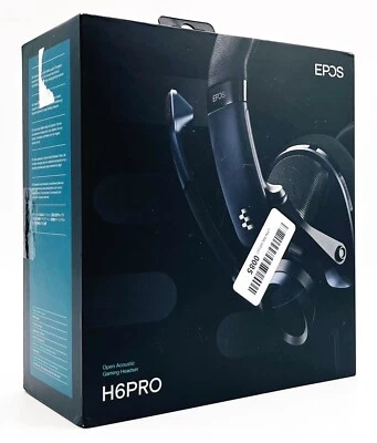 EPOS H6Pro Open Acoustic Gaming Headset W/ Boom Microphone For Console & PC - Image 1 of 4