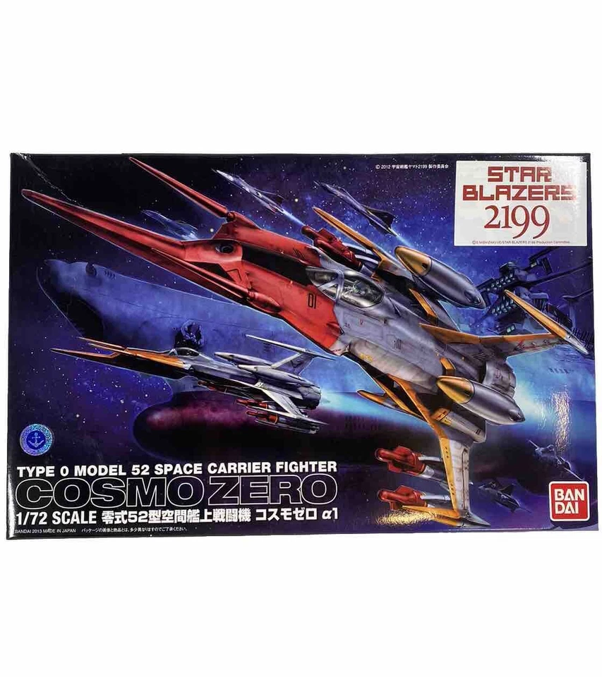 Bandai Ban181339 1/72 Space Battleship Yamato 2199 Cosmo Zero Alpha 1 Kodai