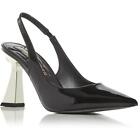 Kurt Geiger London Womens LONDON Black Slingback Heels 6 Medium (B,M) BHFO 3753