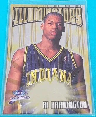 1998 Fleer Brilliants Illuminators Insert #15 I Al Harrington Basketball Card U5 - Image 1 of 2