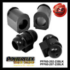 Powerflex Black FrARB Chass 23mm + ARB Out Mnt Bushes For Renault 19 + 16v 88-96