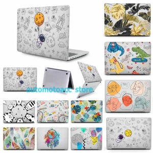 2in1 Cute Cartoon Clear Case For Macbook 2025 M4 Air 13 12 11 Pro 14 15 16 inch - Picture 1 of 28