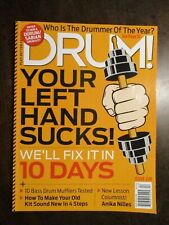 DRUM MAGAZINE #238 APRIL 2016 ANIA NILLES YOUR LEFT HAND SUCK AND HOW TO FIX IT