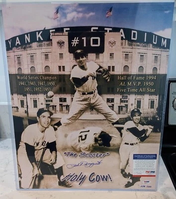 PHIL RIZZUTO SIGNED PSA 16x20 PHOTO L.E. Of 500 - Image 1 of 2