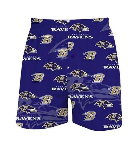 Baltimore Ravens Men's Purple Keynote Boxer Shorts Cover
