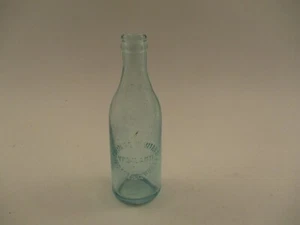 Antique Vintage Aqua Blue Soda Bottle Everett Wiard Ypsilanti Michigan - Picture 1 of 6