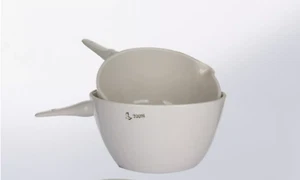 Lab ceramic Porcelain dishes Evaporating dishFlat vapor 150 200ml handle & Spout - Bild 1 von 5