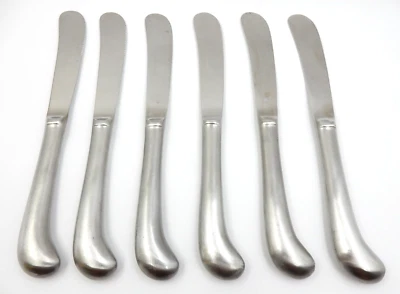 6 ECKO ETERNA PISTOL GRIP STAINLESS STEEL DINNER KNIVES "COLONIAL RICHMOND" - Image 1 of 4