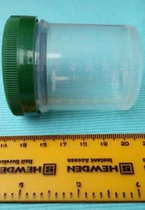 60ml Stark Klein Kunststoff Wasserdicht Probenbehälter/Topf/Glas 10,20,30,40,50 - Bild 1 von 4