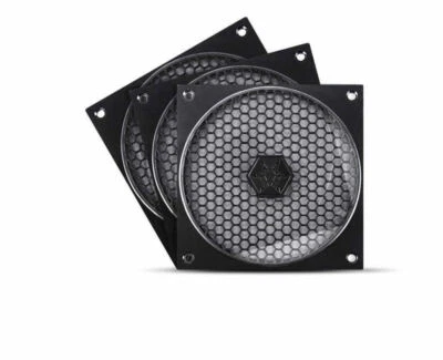 Silverstone SST-FF121B-3PK (Black - 3 Pack) 120mm Fan Grill & Filter Kit - Image 1 of 3