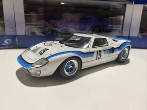 Ford GT40 MK1 Angola Championship 1973 #19 1/18 scale Solido white diecast - Picture 1 of 6