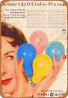 Metal Sign - 1957 General Electric Colored Light Bulbs - Vintage Look R