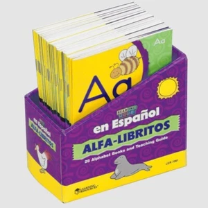 Learning Resources Reading Rods en Espanol Alfa-Libritos 28 Span. Alphabet Books - Picture 1 of 2