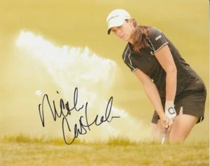 NICOLE CASTRALE SIGNED LPGA GOLF 8x10 PHOTO #3 Autograph PROOF - Imagen 1 de 2