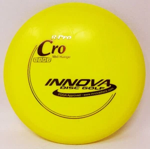 Cro R-Pro Gummy Yellow 177g PAT#'s New Innova *PRIME* Disc Golf Rare - Picture 1 of 3