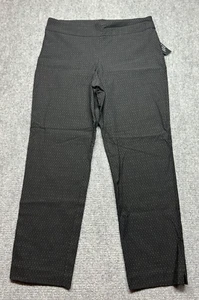 Counterparts Pants Womens 14 Moonstone Black Stretch Ankle Tummy Control New - Picture 1 of 12