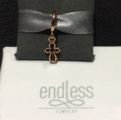 Endless Charm #63151 Rose Gold Cross - Authorized Retailer - 50% Off - Image 1 of 4