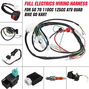 Electrics Wiring Harness Coil CDI For 70cc 110cc 125cc ATV Quad Bike Go Kart - Picture 1 of 16