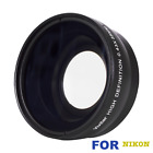 Wide Angle + Macro Lens For Nikon 1 J5 Mirrorless Digital Camera With 10-100Mm