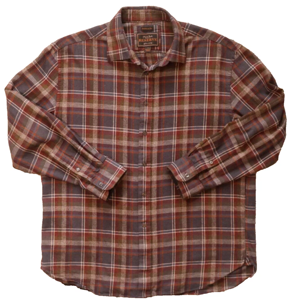 Jos. A. Camisa Oxford Bank Reserve Multicolor a Cuadros Para Hombre Ajuste Tradicional Talla L Foto 1 de 4