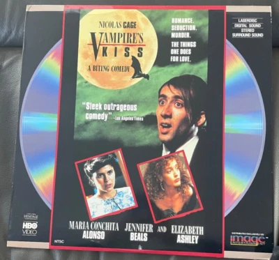 Vampire's Kiss Лазерный диск Редкий Николас Кейдж Дженнифер Билс Мэри Кончита Алонсо - Изображение 1 из 2