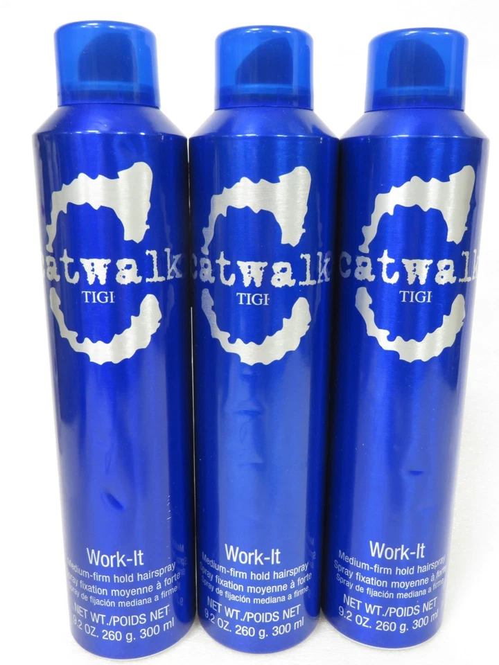 TIGI CATWALK WORK IT СРЕДНИЙ ТВЕРДЫЙ РАБОЧИЙ ЛАК ДЛЯ ВОЛОС 9,2 УНЦ - Изображение 1 из 2