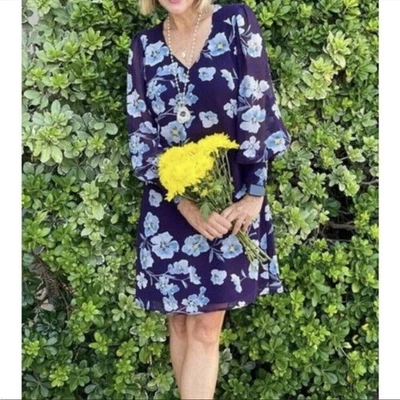 Cabi 4018 Ellery Dress Blue Royal Flowers Pick / Choose Size New with Tags - Image 1 of 2