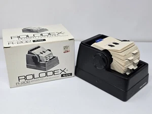 NEW Vintage Rolodex R-202 Rotary Card File Original Box & Inserts-Excellent - Picture 1 of 4