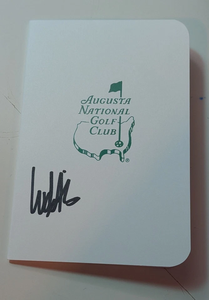 Ludvig Aberg Signed Augusta National Scorecard Autographed JSA COA Masters - Image 1 of 1
