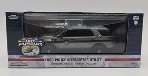 Pennsylvania State Police 2019 Ford Interceptor Utility SUV 1:43 Greenlight Hot - Picture 1 of 5