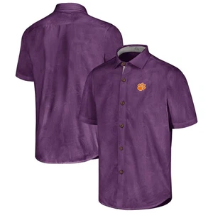 Para hombres Tommy Bahama Púrpura Clemson Tigers Sport Coconut Point Palm Vista - Imagen 1 de 3