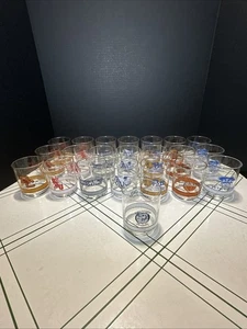 Vintage  Big East Basketball Glasses - Lot of 22 - 8 Teams - Getty - Picture 1 of 15