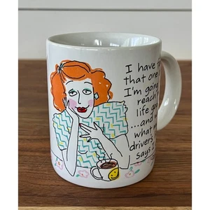 Vintage Hallmark 1986 Shoebox Greetings "I have faith..." Denise Coffee Mug 10oz - Picture 1 of 8