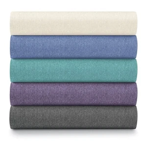 Jersey Knit Sheets Set (4pc), Poly-Cotton Tshirt Soft Sheets, King Size, Deep... - Picture 1 of 6