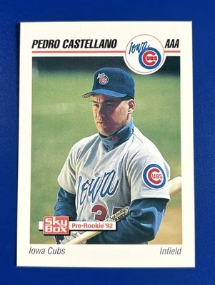 1992 SkyBox Baseball AAA Pedro Castellano Iowa Cubs #99 - Image 1 of 2