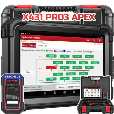 2025 LAUNCH X431 PRO3 APEX PRO 5 PAD V AUTOMOTIVE OBD2 Diagnostic Tool Scanner ECU Coding - Image 1 of 4