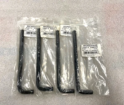LOT OF 4 Bondhus 10915 SAE L-Shape Ball Hex Key, 7/16" Tip Size - Image 1 of 3