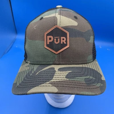 Vintage Y2K Pur Camo New Era 9Fifty Snapback Hat USA - Image 1 of 4