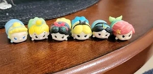 Mini figuras Tsum Tsum Princesa Disney 6 Blancanieves Jazmín Cenicienta Ariel - Imagen 1 de 2