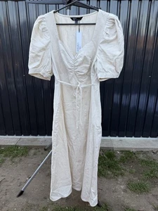 Nobody’s child dress rosie mini plain cream dress RRP £65 - Picture 1 of 11