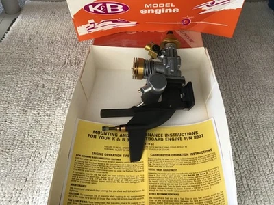 K&B 3.5 Outboard Engine, for 3.5 Nitro RC Tunnel Boat, NOS - Image 1 of 4