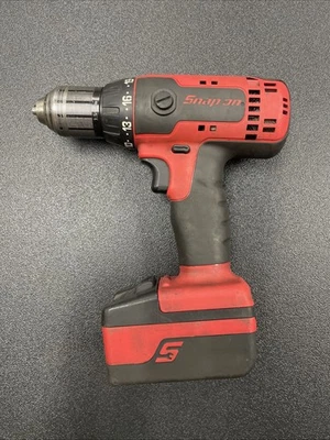 Snap On - CDR8815 -  Red 18V 2-Speed Cordless 1/2” Drill w/ Battery CTB8185 C35 - Image 1 of 4