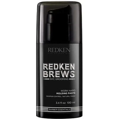 PASTA DE MOLDEO REDKEN MEN NYC GROOMING BREWS WORK HARD 3,4 OZ CONTROL Y SUJECIÓN MÁXIMOS Foto 1 de 4