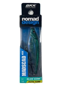 Nomad Design Madscad 65 Slow Sinking SW Twitchbait 2 1/2 Pollici, Sistema di Sintonizzazione Auto. - Foto 1 di 4