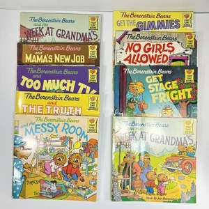 Lot Of 9 1980s The Berenstain Bears vintage children’s story  books Bedtime Read - Bild 1 von 17