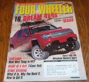 FOUR WHEELER MAGAZINE MARCH/2002 Mitsubishi Montero, Ford F-150 FX4 - Picture 1 of 1