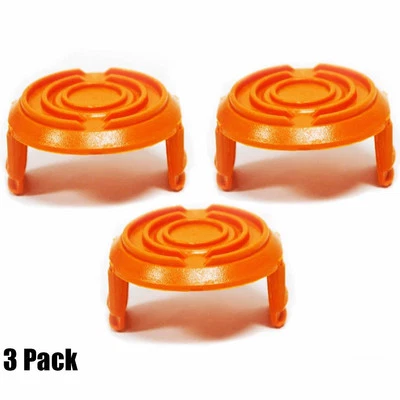3Pack Worx WA6531 GT Trimmers Spool Caps WG150 WG151 WG152 WG169 WG165 WG170 - Image 1 of 4