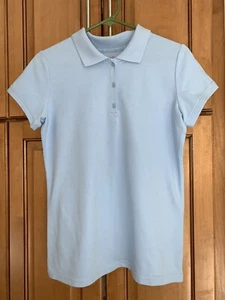 Cat & Jack Girls Size XXL 18 School Uniform Polo Shirt Light Blue - Picture 1 of 1