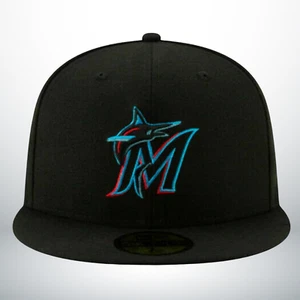 Miami Marlins MIA MLB Authentic Collection New Era 59FIFTY Fitted Cap - 5950 - Picture 1 of 2