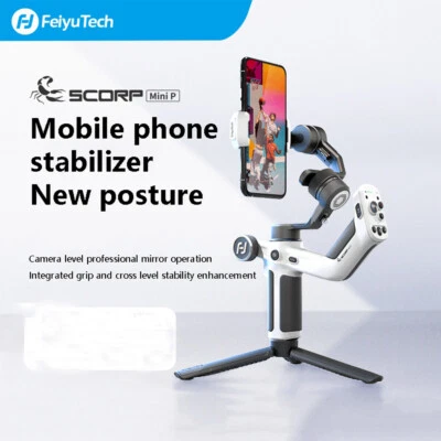 FeiyuTech SCORP Mini P 3-Axis Gimbal Stabilizer For Mobile Phone IOS Android - Image 1 of 4